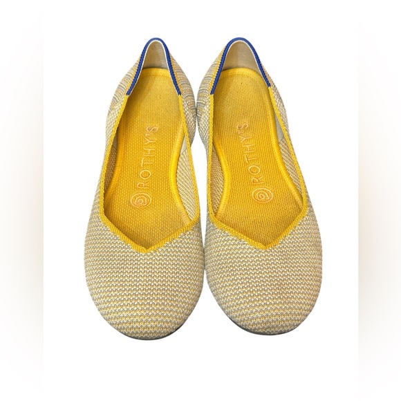 Rothy's Shoes - Rothy's The Flat Dandelion Triple Stitch Yellow Size 7